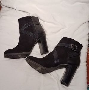 Christian Siriano Payless faux suede leather boots